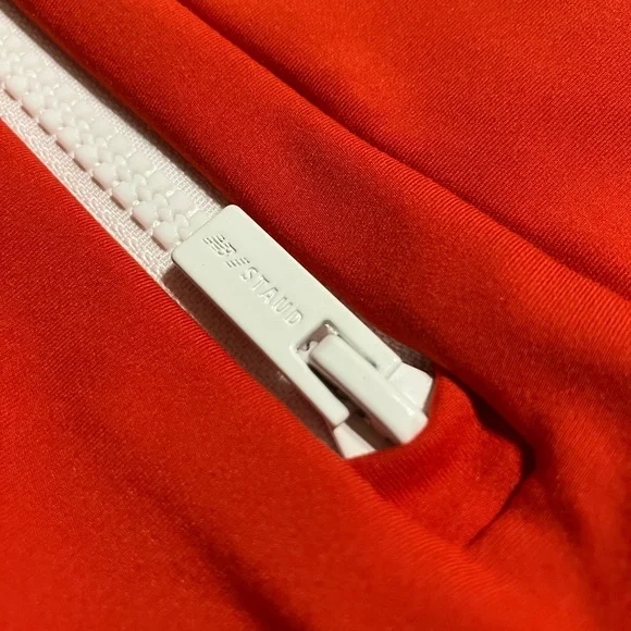 NB x STAUD Red & Pink Asymmetrical Top - Picture 3 of 7